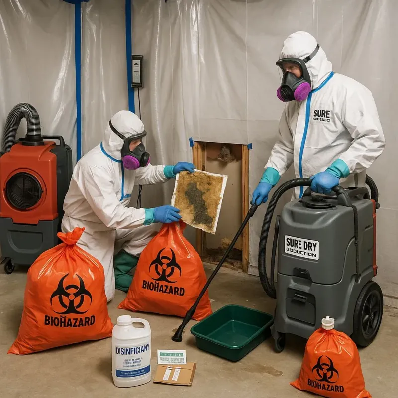 Contaminated Water Handling Protocols process in Mount Vernon, ME